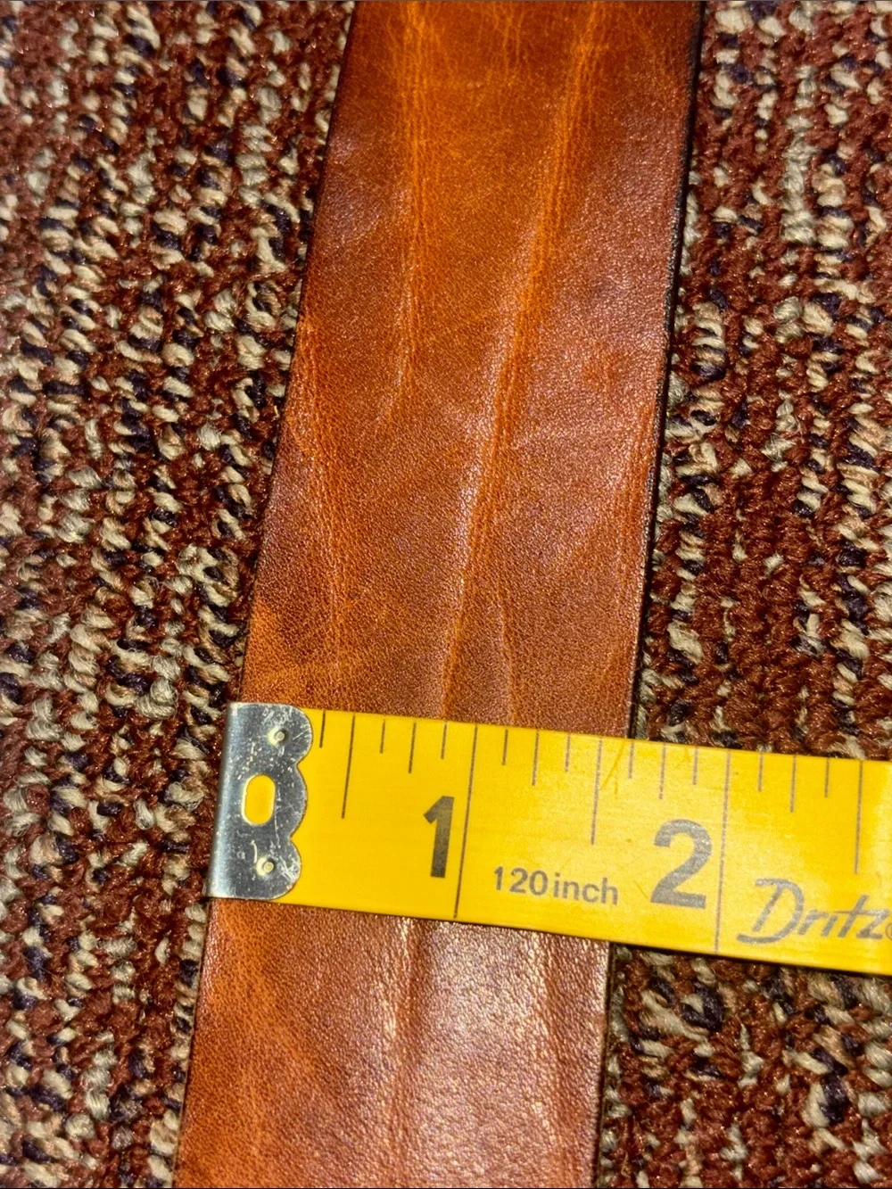 Vintage steerhide belt mixedmetallic chunky metal statement belt thick buckle